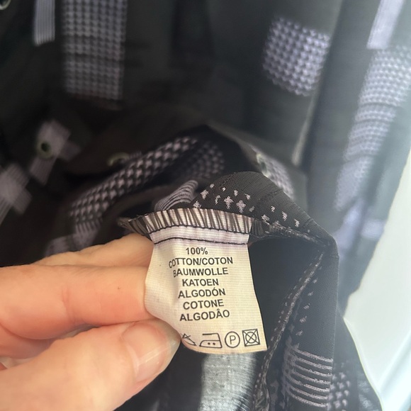 Versace Classic 100% cotton button down shirt-see measurements for sizing - Picture 6 of 7